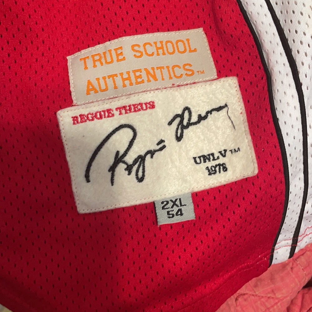 True School Authentics Reggie Theus UNLV Jersey - Picture 2 of 5
